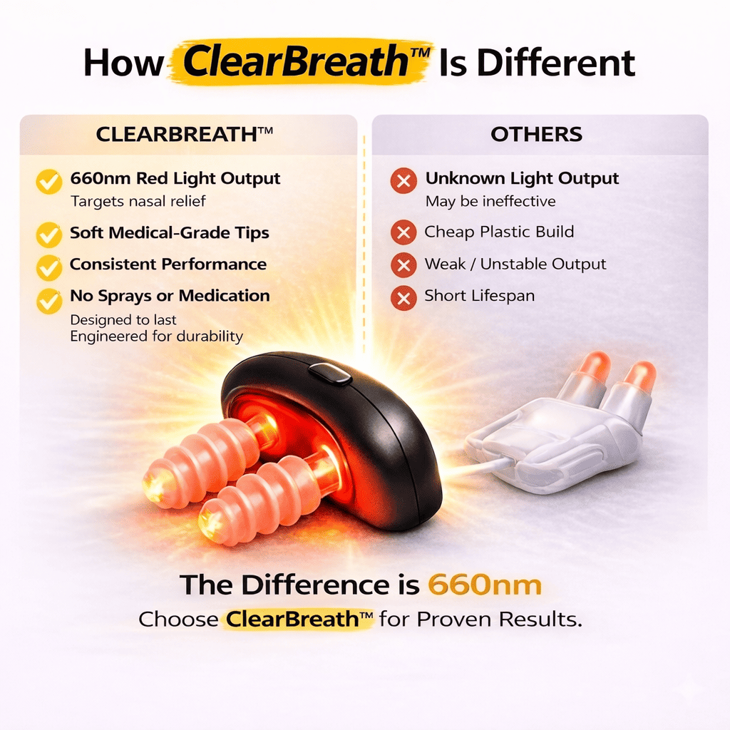 ClearBreath™ Red Light Nasal Relief