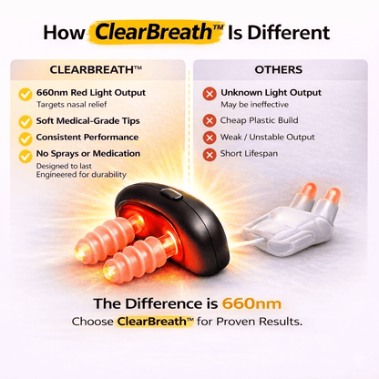 ClearBreath™ Red Light Nasal Relief