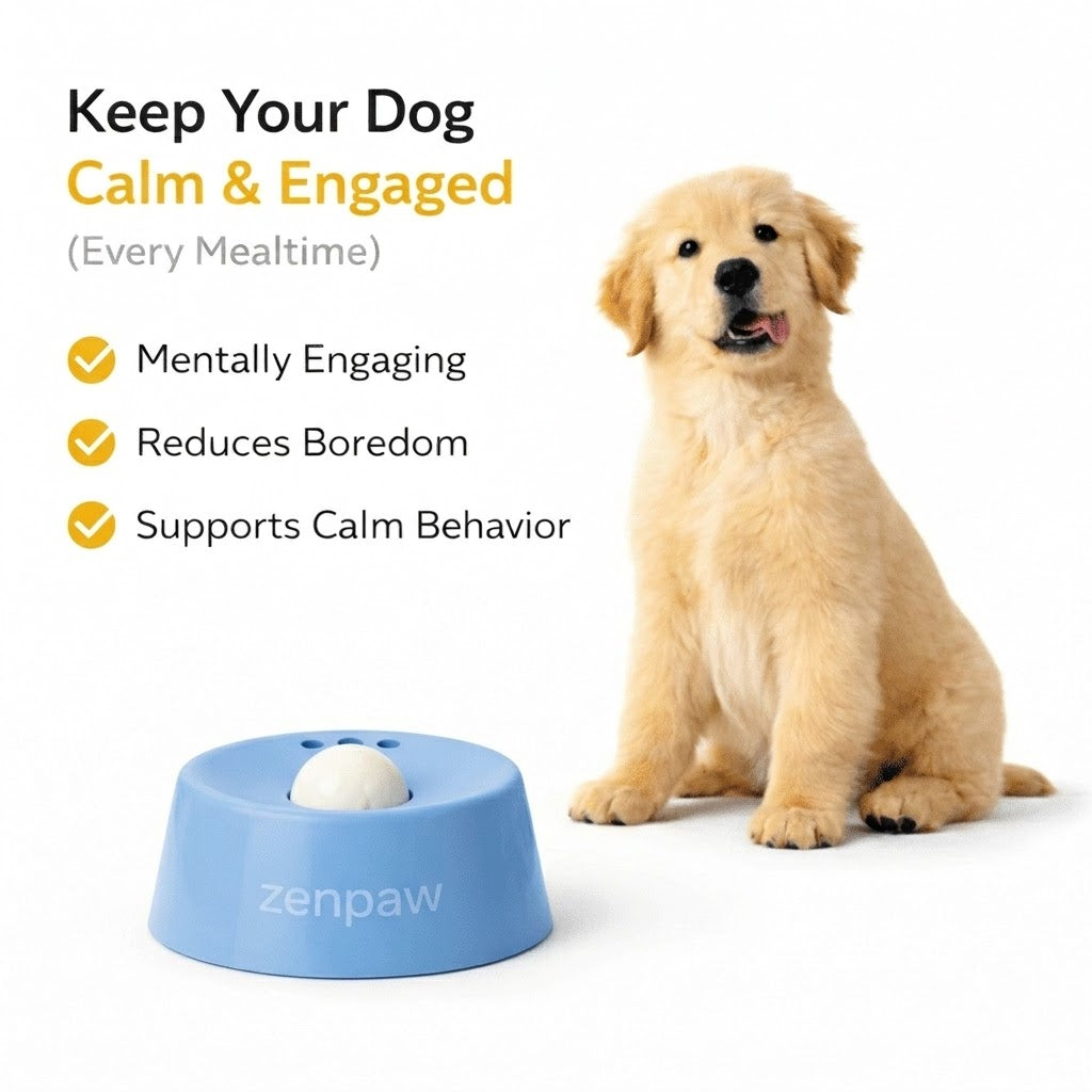 ZenPaw™ – The Interactive Calming Feeder for Dogs