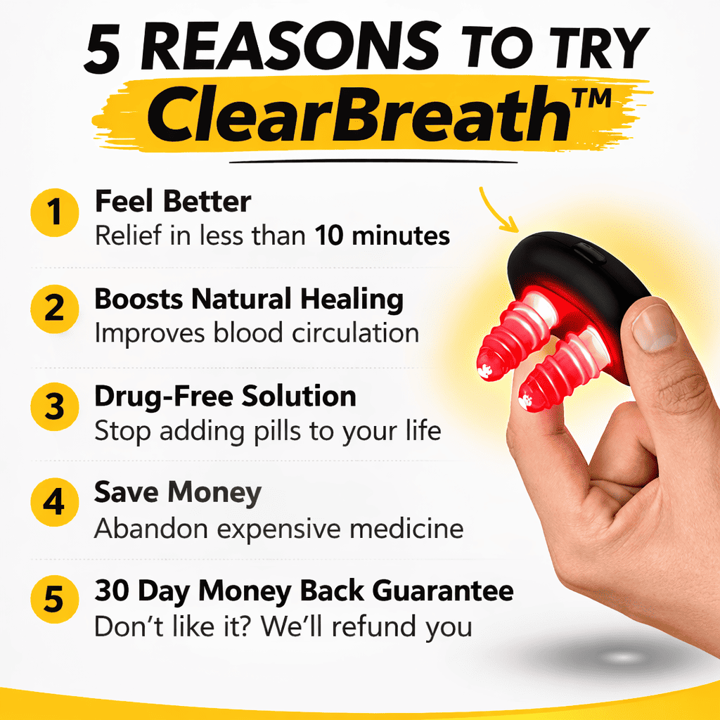 ClearBreath™ Red Light Nasal Relief