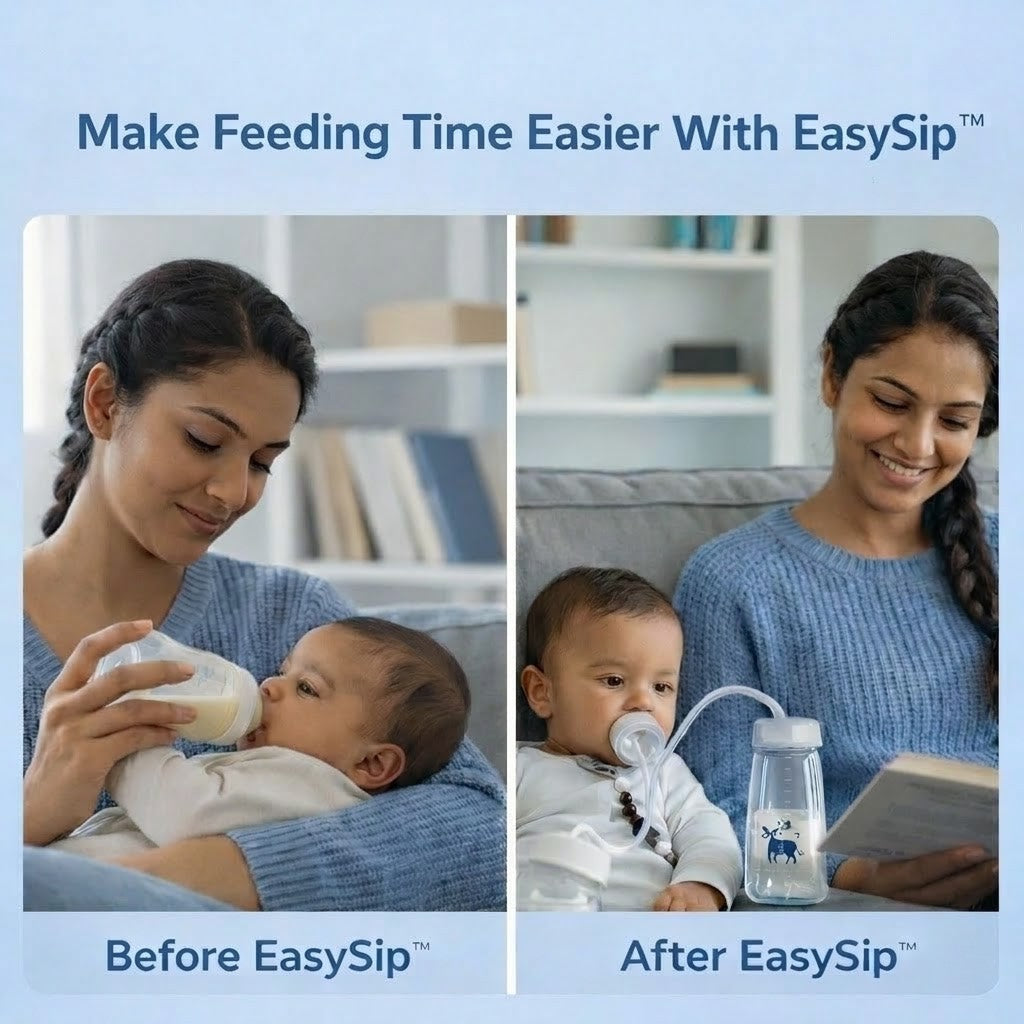 EasySip™ Hands-Free Baby Feeding Bottle