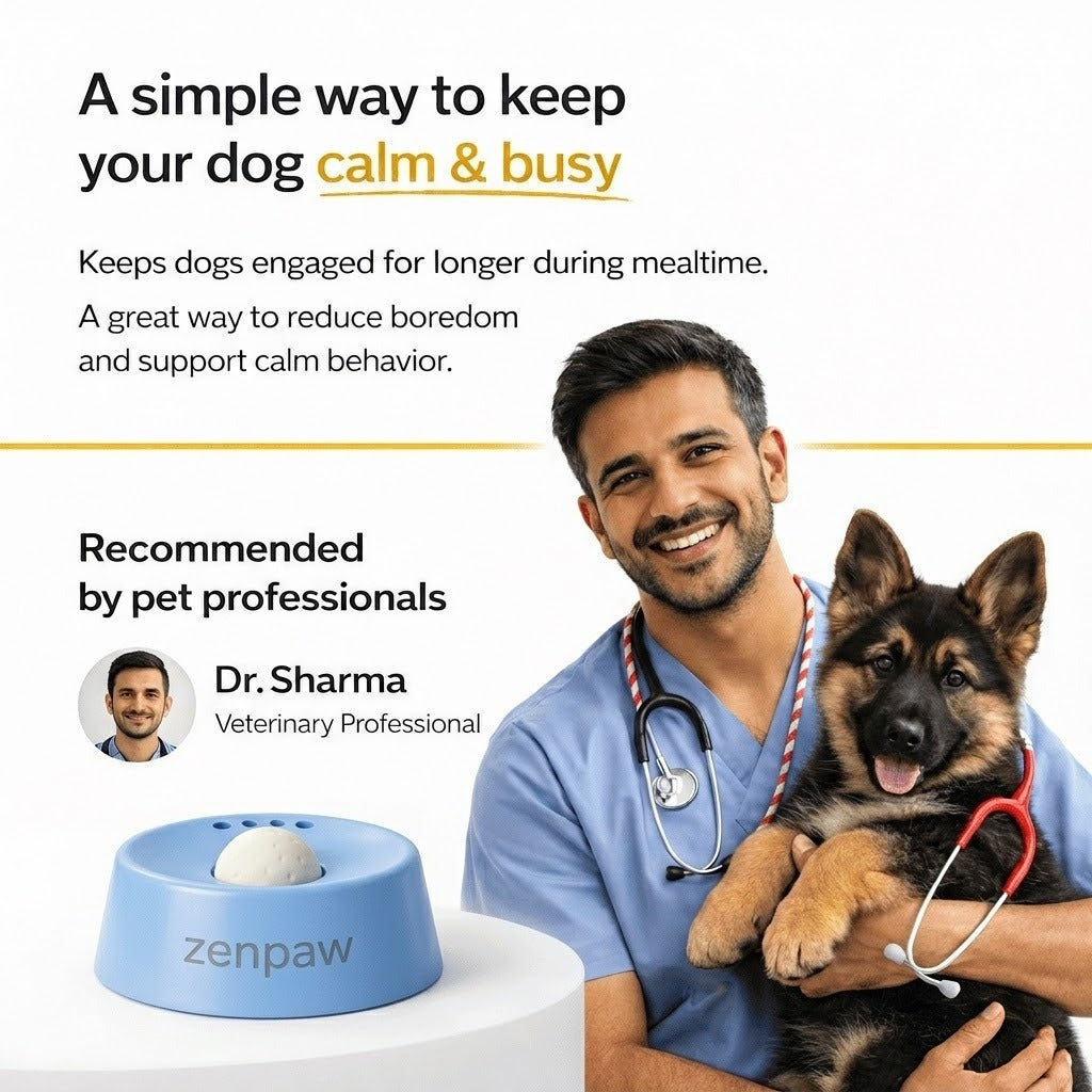 ZenPaw™ – The Interactive Calming Feeder for Dogs